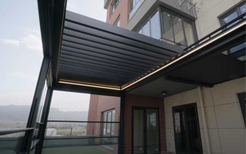 İzmir kış bahçesi tek akıntılı model bina cephesi